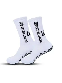 1 双足球袜运动防滑袜篮球袜斑点橡胶防滑足球袜，秋季 - 彩色 - 查看 4