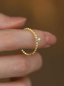 1 Piece Of 925 Sterling Silver Wave Toe Ring, Beach Toe Ring, Suitable For Girls' Daily Wear And Daily Outfits, And An Excellent Gift For Girlfriends, Mothers, And Sisters. - Foot Ring - View 5