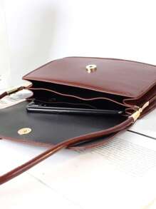 Fashion Crocodile Embossed Flap Bag Shoulder Bag