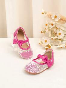 1 Pair Soft, Breathable And Non-Slip Bottom Baby/Toddler Shoes, Pink, Fit For 1-5 Years Old, Suitable For Spring/Summer