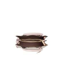 Michael Kors MERCER Presbitério de PVC Médio com Bolsa de Couro Crossbody para Mulheres 35S1GM9M2B PWD BLSH MLT