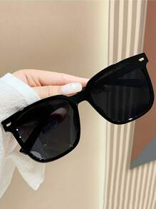 3 Paar/1 Paar modische Retrobrille mit eckigem Rahmen, Sommermode Brillen für Jungen und Mädchen (Geschenkbrillenetui)