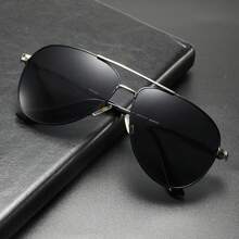 新款男士经典时尚眼镜奢华时尚眼镜时尚舒适复古蛙镜。男士时尚眼镜 - 灰色 - 查看 13