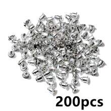200-500pcs Bullet Earring Back Stoppers DIY Earrings Jewelry Making Accessories Findings - Bullet Shaped - View 6