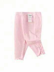 Balabala Baby Girls' Lightweight Leggings, Stylish Summer Pants, 2025 New Arrival