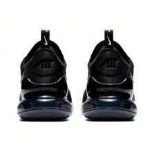 Nike 女士 Air Max 270 缓冲训练运动鞋，休闲运动减震跑步鞋 - 黑色 - 查看 12