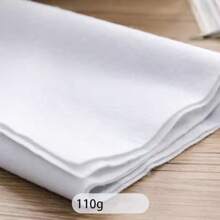 110克/200克/300克/420克热熔胶织物粘合剂，单面编织布，米色衬里，填充物，DIY工艺配件，50x100厘米，家用手工包袋制作工具套装 - 白色 - 查看 10