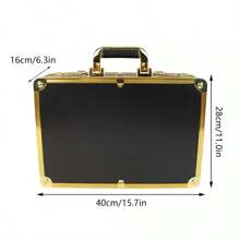 Suitcase Storage Box Barber Carrying Case Clipper Trimmer Organizer PasswordLock - 1 - View 3