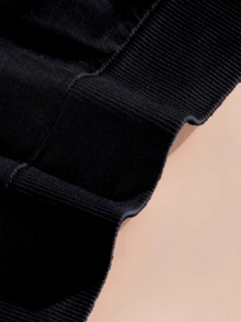 4pcs Women High Waist Seamless Thong Panties, Soft Invisible Daily Underwear - Black - View 2