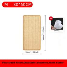 1PC Cat Scratcher Mat Natural Sisal Cat Scratch Mats Scratching Pad Protect Carpets And Sofas For Cat Paw Training