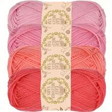 4pcs Soft & Comfy 100% Acrylic Yarn Skeins - 4 X 50g In Assorted Colors, Suitable For Knitting, Crocheting And Crafts, Finely Spun'