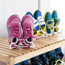 2-częściowy plastikowy stojak na buty, organizer do przechowywania, nie wymaga montażu, uniwersalny stojak na buty do butów sportowych, sandałów, akademika