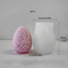 Stampo in silicone a forma di uovo per la realizzazione di candele pasquali