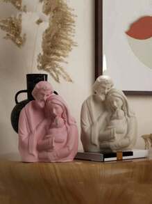 1 件小雕像硅胶蜡烛模具