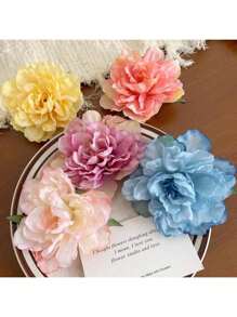 1 Chiếc Kẹp Tóc Hoa Hồng Hawaii Thời Trang Dành Cho Phụ Nữ. Dùng Làm Phụ Kiện Tóc Cho Các Bữa Tiệc Bãi Biển Và Phòng Tắm Nghỉ Mát, Và Cũng Là Kẹp Tóc Phong Cách Bohemian Cho Đám Cưới Của Các Cô Gái. Trang Trí Phòng Tắm Mùa Hè - Màu xanh lam - Xem 5