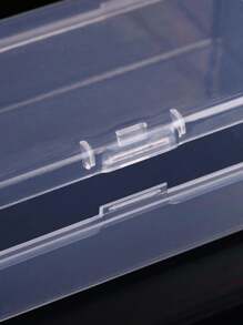 1 pezzo/3 pezzi/20 pezzi Scatole rettangolari in plastica trasparente per la visualizzazione e la conservazione di gioielli e piccoli oggetti
