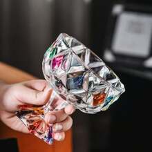 彩色手绘冰淇淋杯，冷饮杯，适用于冰淇淋，酸奶，冰淇淋，9.5盎司/280毫升