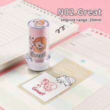 Teacher's Encouragement Stamps, For Office Grading Homework, Office Supplies, Used For Grading English Homework - Red Blot - View 14