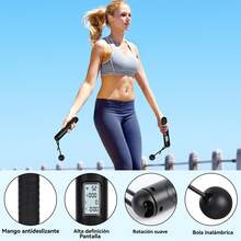 Smart Jump Rope, Jump Rope Counter For Training, Indoor And Outdoor Dual Use Jump Rope, Lightweight And Adjustable, Smart Jump Rope For Exercise And Weight Loss - Blue - View 6