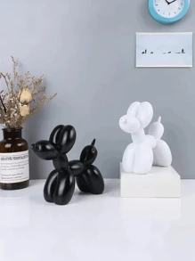 1pc Jeff Koons 北欧现代简约气球狗疗愈摆件雕塑北欧Ins壁挂家居酒柜电视柜装饰桌面创意工艺品摆件