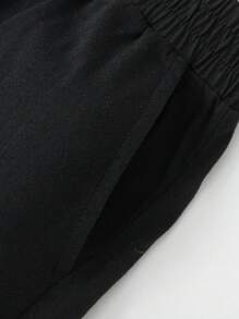 Balabala Boys' Quick-Dry Shorts, Breathable Summer Five-Point Pants, 2025 New Arrival - Black - View 8