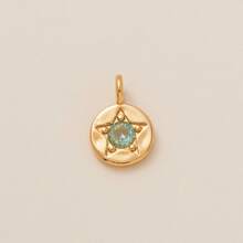 1 件不锈钢 12 生肖石吊坠，适合 DIY 珠宝礼物 - 彩色 - 查看 15