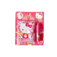 2 pièces/set Ensemble de cahier et stylo à bille KT chat, mini cahier de poche mignon de Sanrio, cahier coloré créatif avec stylo assorti, fournitures de bureau et de papeterie portables pour usage quotidien