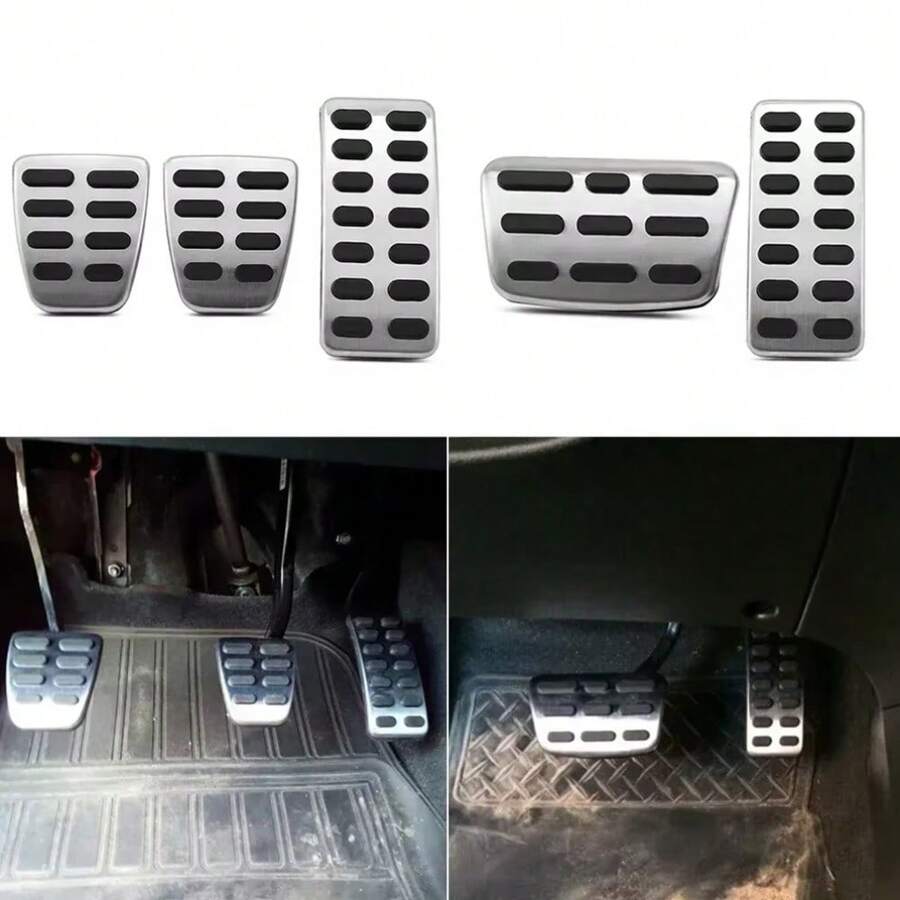 Cubierta/Placa de pedal de acero inoxidable para Accent Solaris I20 2011-2016 Creta Ix25 para Kia K2 Rio Soul MT AT Estilo de automóvil