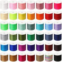 1 Set Of 20 Rolls Chinese Cord, Each 360 Inches, 0.8mm, Random Mixed Color Nylon Thread, Suitable For DIY Bracelets, Necklaces, Beading Jewelry, Accessories, Materials, Christmas Decorations, Braiding, Total 7,874.02 Inches