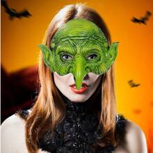 Máscara de bruja para fiestas de Halloween, eventos y utilería de escenario - Multicolor - Ver 8