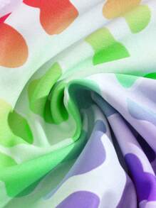 Set da 2 pezzi Costume da bagno tankini per ragazze dai 8 ai 12 anni, stampa leopardata e colorata