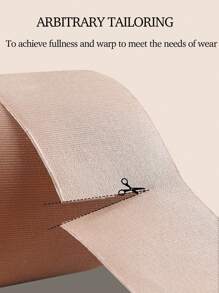 2卷（年度最优价）可折叠/可折叠/可折叠胸部提升/无痕自粘绷带，（卡其色/黑色）尺寸可剪一片可折叠隐形乳头胶带，隐形提升无痕自粘一次性防突出运动绷带，乳房提升胶带弹性胸胶带，通用尺寸A-F - 彩色 - 查看 7