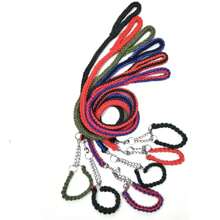 Correa Collar Perro Grande Gruesa Resistente Suave Larga - Rosa - Ver 5