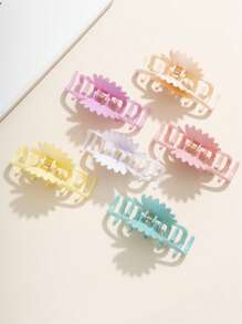 1 件蜘蛛形 ABS 塑料发夹，适合所有季节 - 彩色 - 查看 7