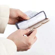 Replace The Microfiber Mop Head, Replacement Head, Floor Cleaning Cloth, Pads, Flat Squeeze Hands-Free Wringing Tools For Home And Kitchen - 45X12cm單邊 - 查看 7