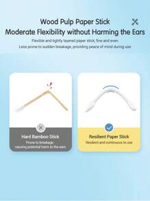 Cofoe 300支装四合一四头清洁棉签（螺旋头/耳勺头/尖头/圆头）一次性化妆棉棒，耳鼻清洁棉签，化妆品，便宜，房间装饰，梳妆台，旅行，卧室，化妆配件，便宜，圣诞礼物，化妆品，化妆工具，便宜货，礼物，女士礼物，圣诞礼物 - 黑與白 - 查看 10