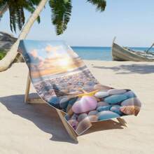 1 pièce Serviette de plage en forme de cœur, cadeaux pour les voyages, les vacances, la piscine, le camping, essentiel pour les adultes, les femmes et les hommes en été, vacances