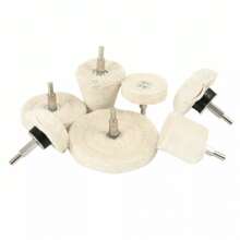 Polishing Buffing Pads Mop Wheel Buffer Pad Drill Kit For Car Polisher 7Pcs Set - Beige - View 5