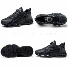 frysen frysen Chaussures de travail Chaussures de sécurité Hommes Femmes Embout en acier Anti-écrasement Léger Sportif Respirant Autobloquant Libération rapide Mode Chaussures de protection 36-46 EU