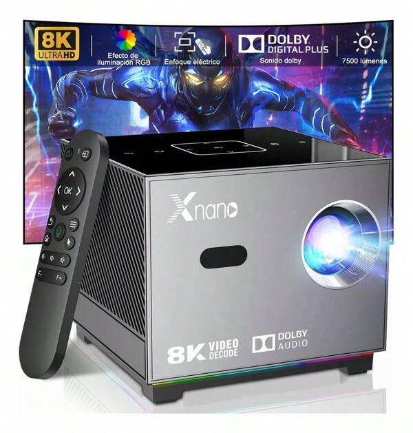 EMODERN X3 Projector Portatil 4K 1280x720P Android Wifi LED Video Home Theater Cinema Phone Mini Games Proyector Movie upgrated HY350pro