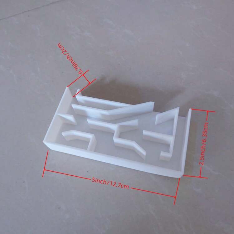 带多个房间的水族馆虾迷宫 - 彩色 - 查看 2