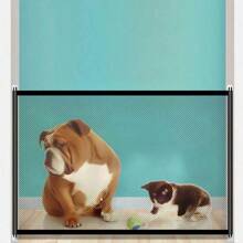 Portable Pet Gate, Suitable For Doorways - Quickly Foldable Mesh Fence, Fit For Small Dogs - Adjustable, Child-Proof, Durable Design, Suitable For Hallways, Doorways And Stairways, Christmas Gift - Multicolor - View 5