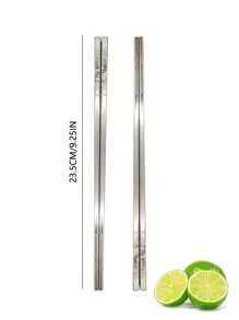 304 Stainless Steel Dragon Pattern Chopsticks, 1 Pair/4 Pairs,School Supplies - Silver - View 8