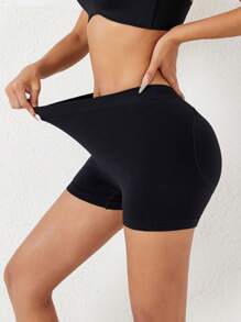 1 peça feminina acolchoada bumbum realçador modelador calcinha, bumbum levantador calcinha, pêssego bumbum