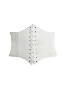 1/2pcs Women Waist Cincher, Solid Color Elastic Waist Belt, Waist Trainer For Daily Wear, Cosplay, Party, Event (25.6in-27.6in) Halloween Costume - Multicolor - View 10