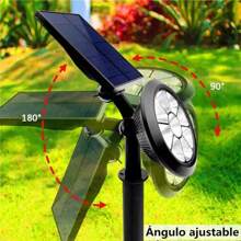 Lámpara Reflectora De Jardín,1 Lampada de Luz Solar Color Rgb para jardin - Negro - Ver 3