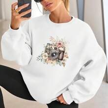 1/2/3 Stücke ästhetische Reisekamera für Blumen, waschbare Bügelbilder zum Aufbügeln, Heißpressaufkleber Heißpressdrucke Heißübertragungsfolie zum DIY auf Kleidung, T-Shirts, Masken, Jeans, Rucksäcke - Verschiedenfarbig - Übersicht 8