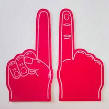 1pc 18-Inch (Approx. 46cm) Giant Foam Finger, DIY Blank Foam Glove Suitable For All Occasions Cheering, Sports Cheerleading Props, Party Atmosphere Decorations (Foamed Surface May Have Some Bubble Holes) - Multicolor - View 10