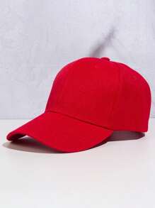 1pc Unisex Solid Color Simple Classic Casual Baseball Cap, Suitable For Outdoor Activities And Casual Parties