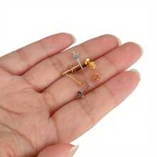 10/100pcs Multi-Size Metal Blank Post Round Stud Earrings Base Earbuds DIY Earbuds Make Earring Accessories